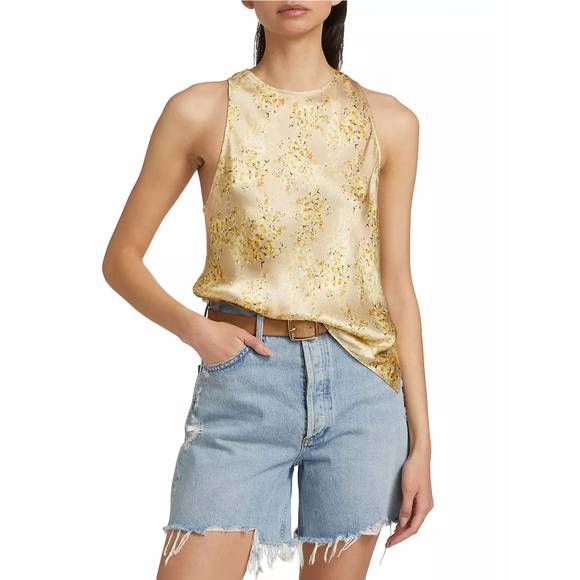 NEW CAMI NYC floriana cami top in yellow primavera - Picture 1 of 6